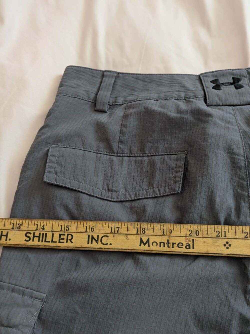 Under Armour Grey Ripstop Cargo Golf Shorts 30 - Picture 13 of 16